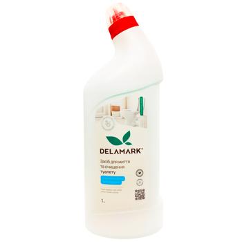 Delamark White Cotton Flowers Toilet Cleaner 1l - buy, prices for Vostorg - photo 1