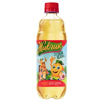 Zhyvchyk Apple Juice-Containing Carbonated Drink 0.5l - buy, prices for Biotus - photo 1