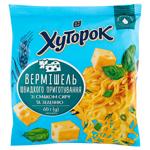 Вермишель Хуторок со вкусом сыра и зеленью 60г