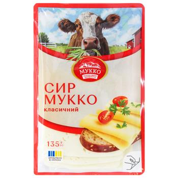 Сир Мукко Класичний нарізаний 33,6% 135г - купити, ціни на - фото 1