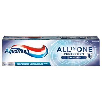 Зубна паста Aquafresh All in One Protection Pure Breath 75мл - купити, ціни на Ідеал - фото 1