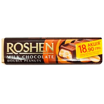 Roshen Double Peanuts Peanut Butter Bar 39g