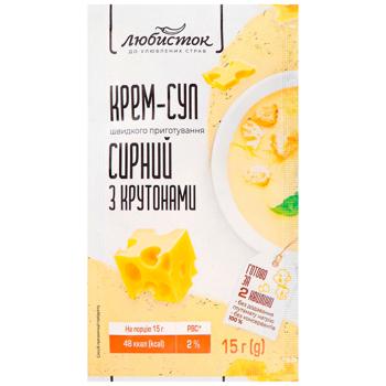 Liubystok Cheese Cream Soup with Croutons 15g