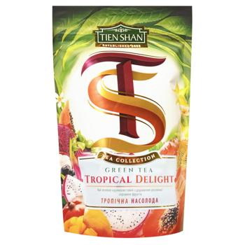 Чай зеленый Tien Shan Тропикана 80г - купить, цены на ULTRAMARKET - фото 1