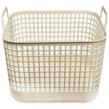 Кошик для зберігання Ardesto бежевий 39*37*34,5см 34л - купити, ціни на КОСМОС - фото 4