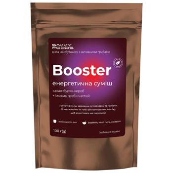 Бустер Savvy Foods енергетична суміш Какао, буряк, та їжовик гребінчастий 100г  - купити, ціни на Grono - фото 1