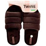 Капці жіночі Twins 13811 плюшеві шоколад р.36/37