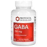 Protocol for Life Balance GABA Gamma-Aminobutyric Acid 750mg 200 capsules