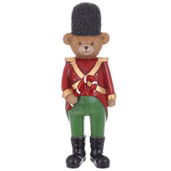 Bona Di Bear Soldier Figurine 21cm Red with Green - buy, prices for WINETIME - photo 1