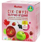 Auchan Apple-berry Smoothie-juice 3l