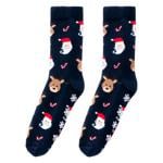 Siela Santa Terry Women's Socks s.39-42 Blue