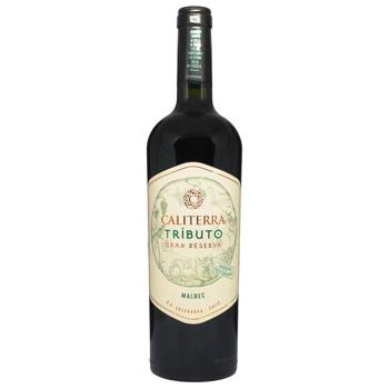 Вино Caliterra Tributo Gran Reserva Malbec червоне сухе 13,5% 0,75л - купити, ціни на КОСМОС - фото 1