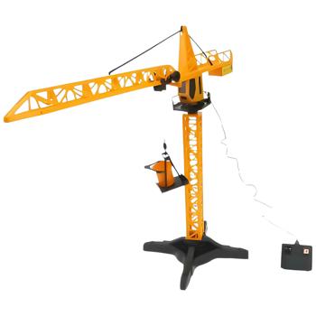 Shantou Yisheng Mighty Builders Crane Toy 54cm Orange