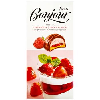 Konti Bonjour Strawberry with Cream Dessert 232g - buy, prices for Tavria V - photo 1