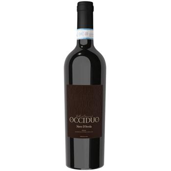 Вино Occiduo Nero d'Avola Sicilia червоне сухе 0,75л