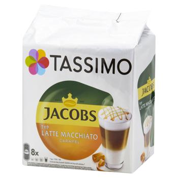 Jacobs Tassimo Latte Macchiato Caramel Coffee Capsules 8pcs 268g - buy, prices for - photo 2