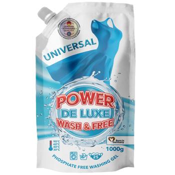 Гель для стирки Power De Luxe Универсальный 1кг