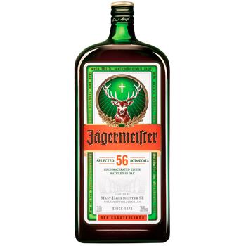 Лікер Jagermeister 35% 3л - купити, ціни на Auchan - фото 1