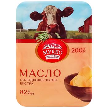 Mukko Sweet Cream Butter 82% 200g - buy, prices for Auchan - photo 1