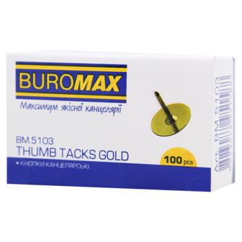 Кнопки Buromax 100шт - купить, цены на МегаМаркет - фото 1