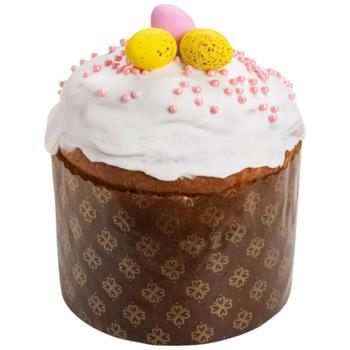 Auchan Chocolate Coffee Panettone Easter Cake 360g - buy, prices for Auchan - photo 1