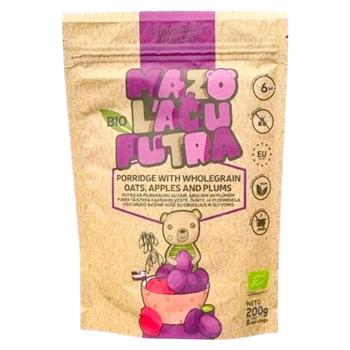 Каша Mazo Lacu вівсяно-рисова з яблуком та сливою органічна 200г - купити, ціни на Grono - фото 1