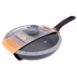 Сковорода Krauff со стеклянной крышкой 24см