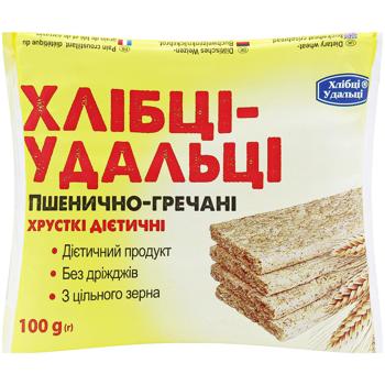 Khlibtsi-Udaltsi dietary wheat-buckwheat crispbread 100g - buy, prices for Tavria V - photo 3