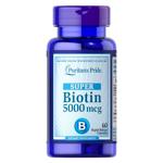 Puritan's Pride Super Biotin 5000mcg 60 capsules