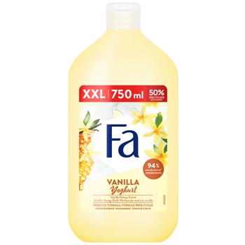 Fa Yoghurt Vanilla Honey Scent Shower Gel 750ml