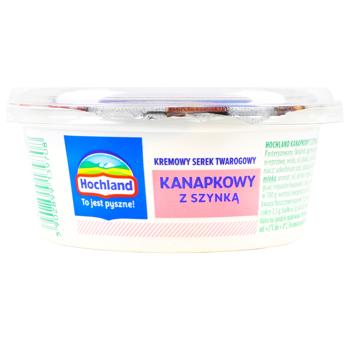 Hochland Kanapkowy Cream Cheese with Ham 130g - buy, prices for Vostorg - photo 3