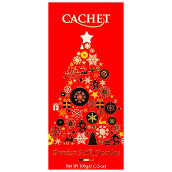 Шоколад молочний Cachet 100г - купити, ціни на METRO - фото 1