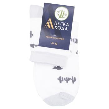 Lehka Khoda Men's Socks s.27 White - buy, prices for EKO Market - photo 1