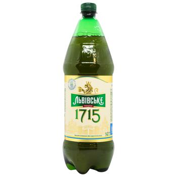 Lvivske Beer 1715 4.5% 1.42l - buy, prices for ULTRAMARKET - photo 1