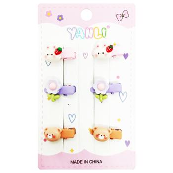 Hair Clips 6pcs 3727-12 - buy, prices for COSMOS - photo 3