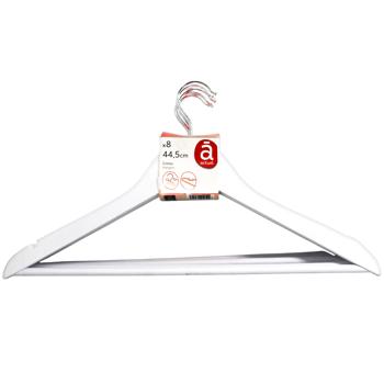 Hanger Actuel wood 8pcs 44cm China - buy, prices for Auchan - photo 1