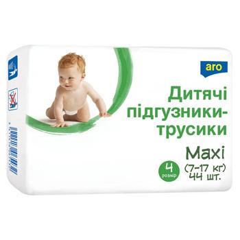 Aro Maxi Diapers Panties 4 7-17kg 44pcs - buy, prices for METRO - photo 1