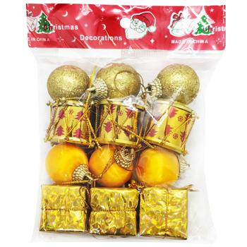 Christmas Tree Decorations in Assortment 3cm 14pcs