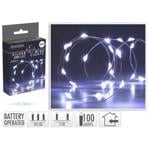 Гірлянда внутрішня 100LED холодний білий 510см