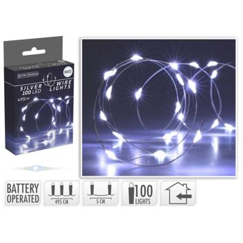 Indoor Garland 100LED Cool White 510cm