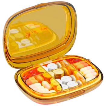 Органайзер для таблеток Memosan оранжевый - купить, цены на КОСМОС - фото 1