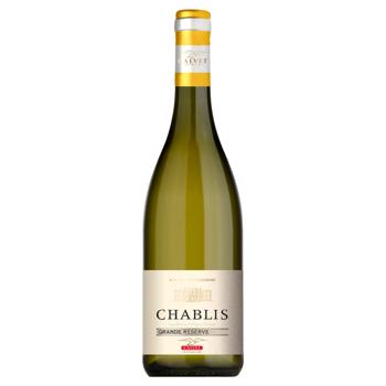 Вино Calvet Grande Reserve Chablis біле сухе 12% 0,75л - купити, ціни на МегаМаркет - фото 1