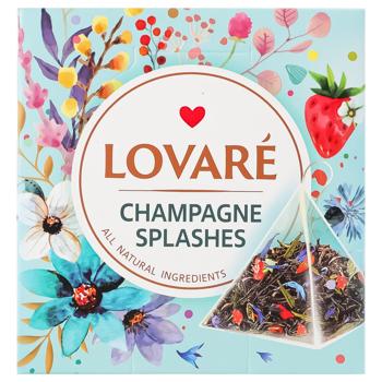 Lovare Champagne Splashes Black and Green Tea 2g*15pcs - buy, prices for ULTRAMARKET - photo 2