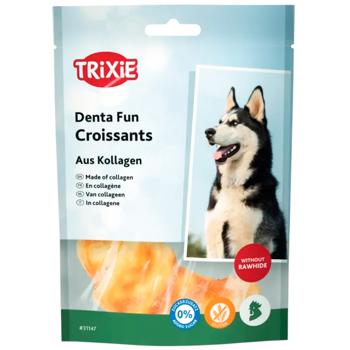 Trixie Denta Fun Croissants Dog Snack with Chicken 2pcs 80g