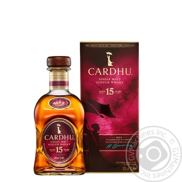 Віскі Cardhu 15 років 40% 0,7л - купити, ціни на КОСМОС - фото 1