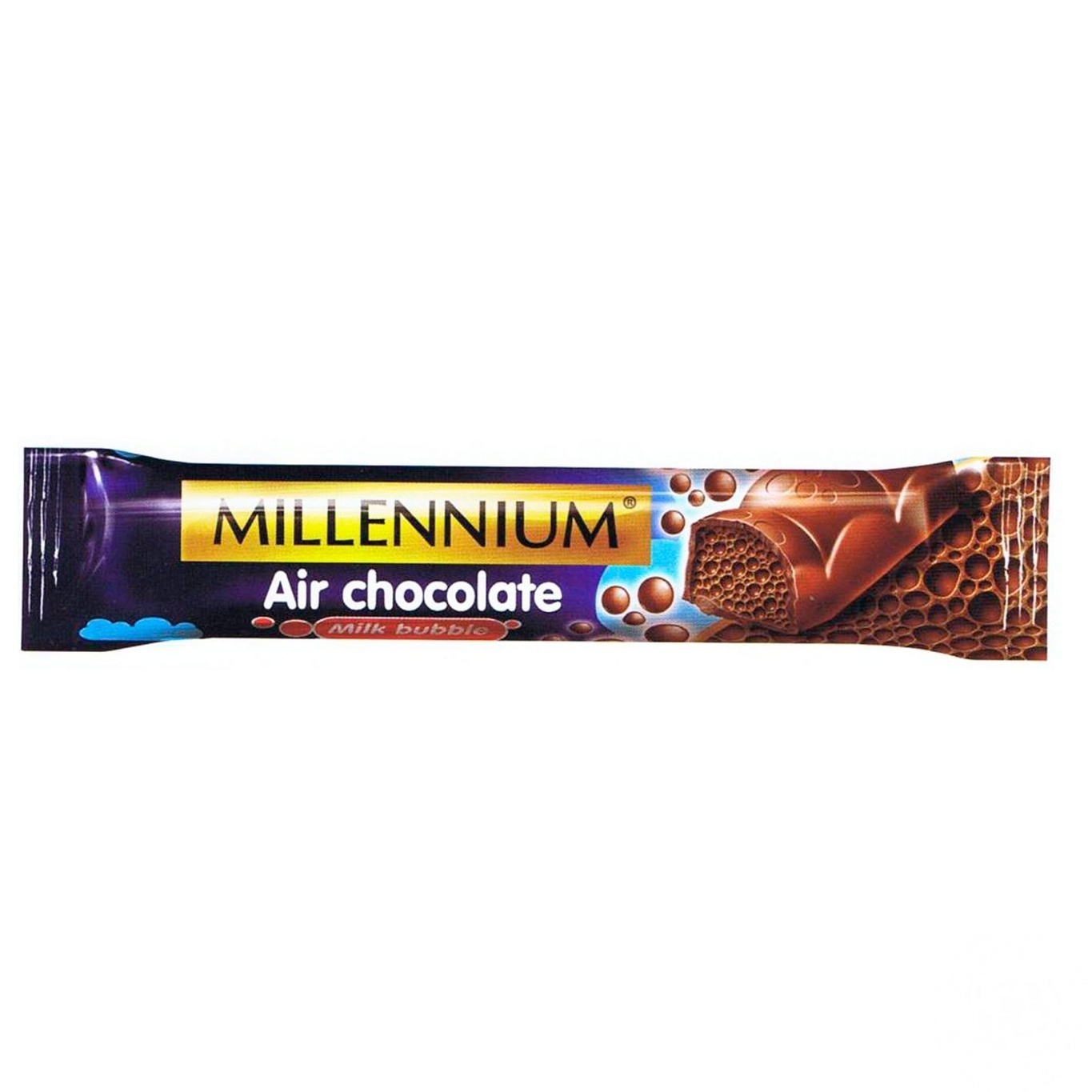 

Шоколад молочний Millennium пористий 32г