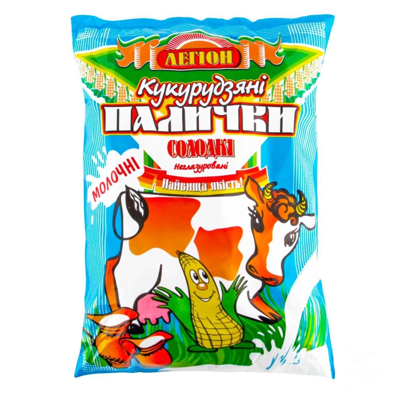 

Палочки Легион Молочные кукурузные сладкие неглазированные 50г