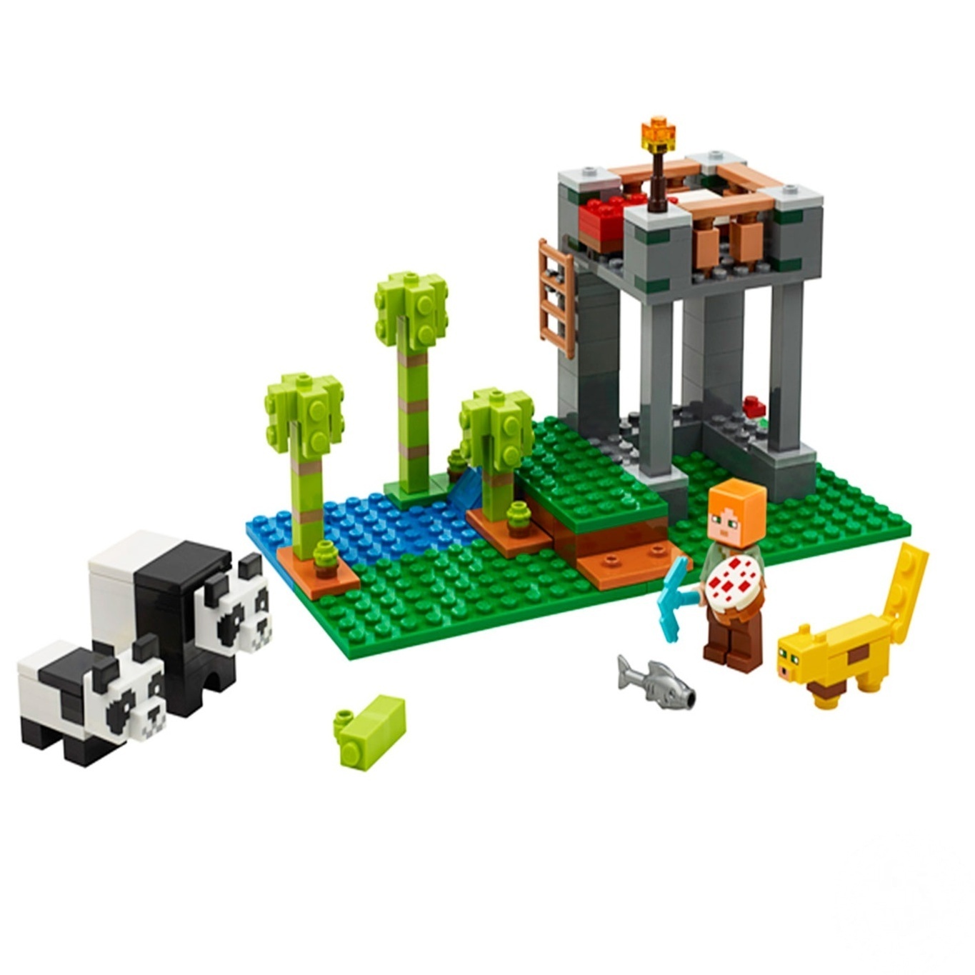 

Конструктор Lego Minecraft Питомник панд 21158