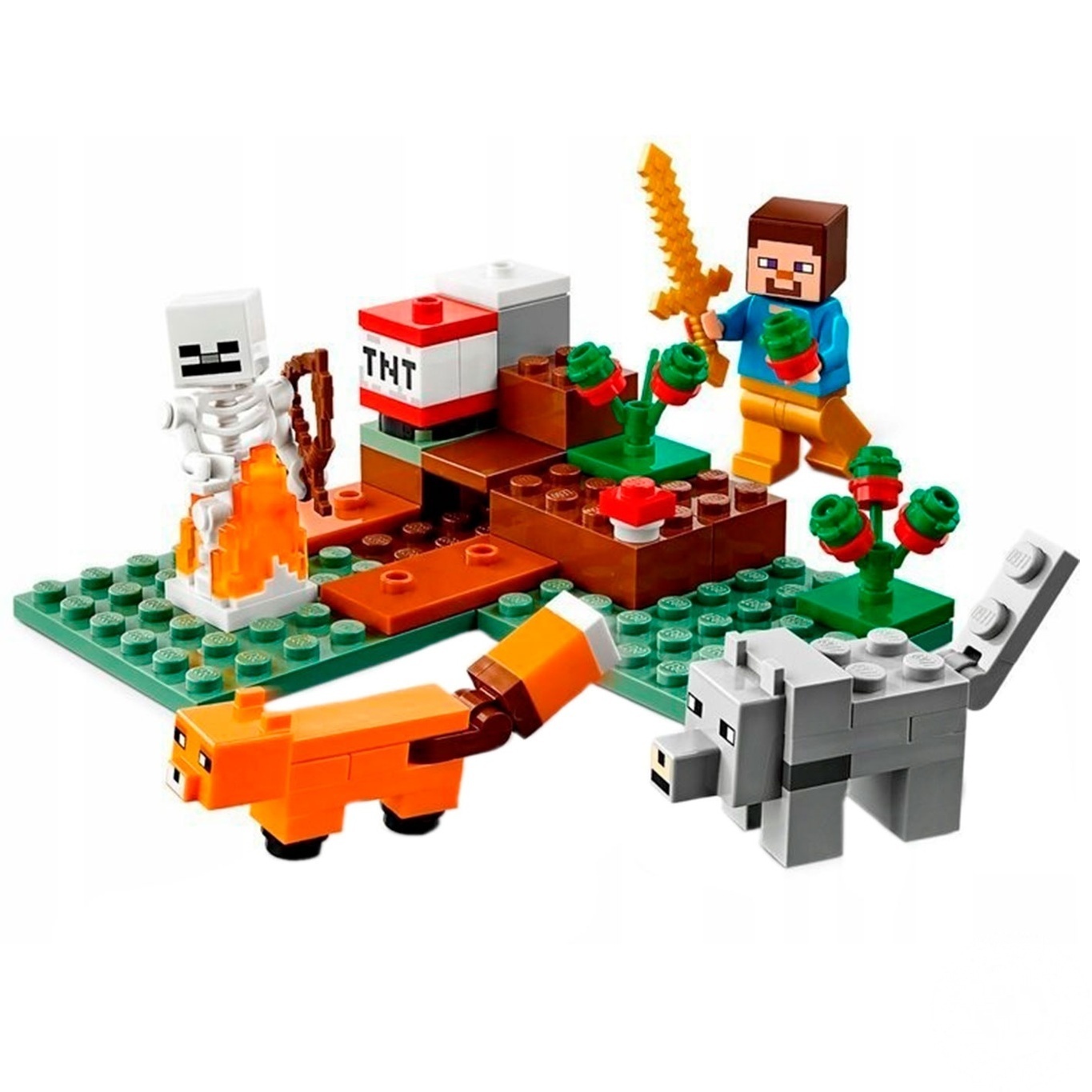 

Конструктор Lego Minecraft Приключения в тайге 21162