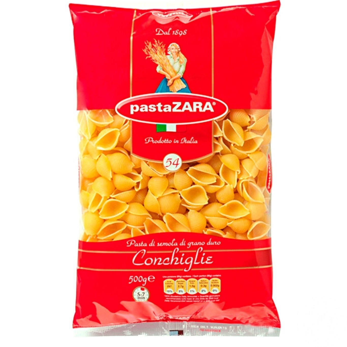 

Макаронные изделия Pasta Zara Конкили 500г